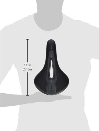 Жіноче велосипедне сідло Ergon Figura Gel, чорне, універсальний розмір