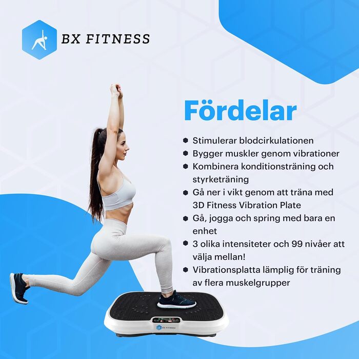 Вібраційна плита Powerplate для дому (біла), 3D