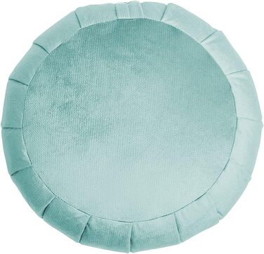 Сенсорна подушка для медитації сови Zafu Yoga Cushion з оксамиту 100 м'який оксамит гречана оболонка наповнювач кругла висота сидіння 18 см 35 лаванда (м'ята)