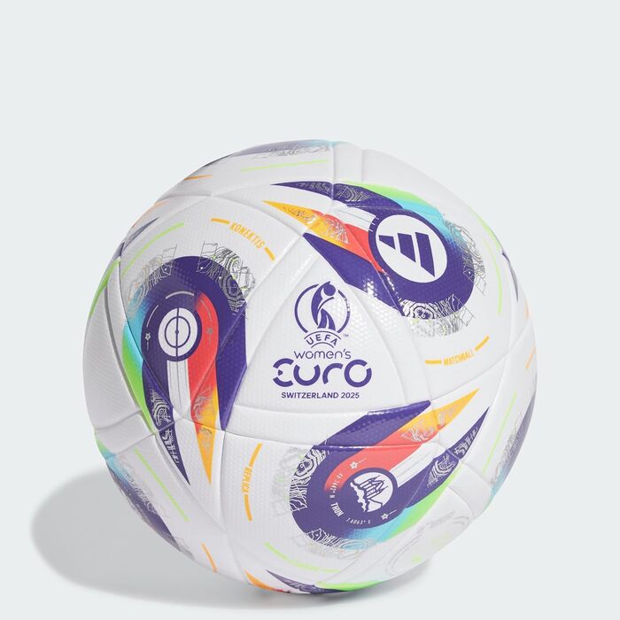 Футбольний м'яч adidas Euro25 LGE для жінок, ламінований