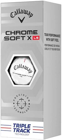 М'ячі для гольфу Callaway Chrome Soft X LS 2022