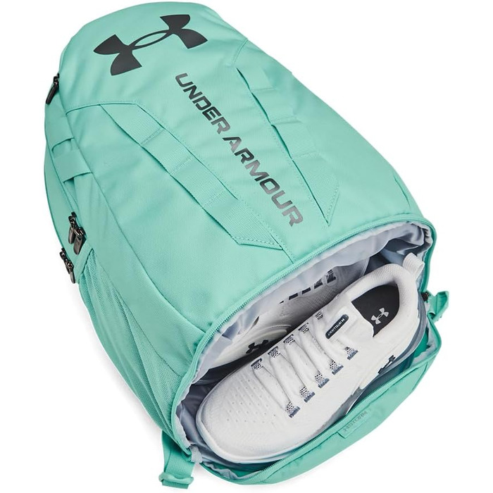 Рюкзак Under Armour Hustle 5.0 - бірюзовий/зелений металік