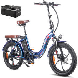 Велосипед Fafrees F20 PRO E-Bike 250W 36V 18AH 40Nm (синій)