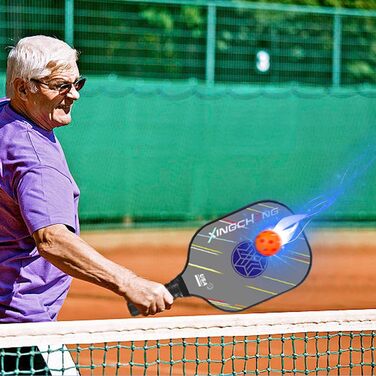 Набір TCMMRC Pickleball: 2 весла зі скловолокна, 4 м'ячі, сумка