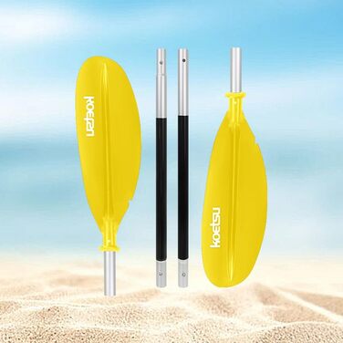 Весло JUCHRZEY Surfpadle Alu SUP Paddle 4 частини (жовтий)