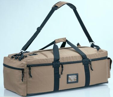 Сумка Backferry 80L Khaki Military Style з лямками для рюкзака