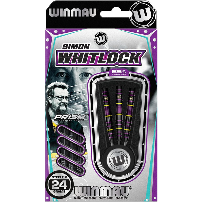 Набір дротиків Simon Whitlock 85 Pro-Series 24 г з польотами та стрижнями