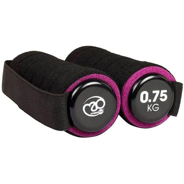 Гантелі Fitness Mad Pro 0.75 кг фіолетові для фітнесу