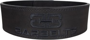 Пояс для пауерліфтингу Barbelts, 10 мм, 100% шкіра, важкоатлетичний ремінь з важільною пряжкою для силових тренувань