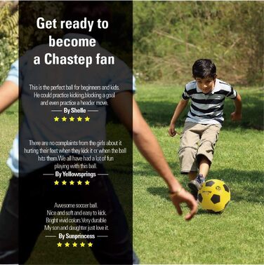 Пінний футбольний м'яч Chastep 8'' для дітей та початківців, м'який і безпечний для тренувань та ігор