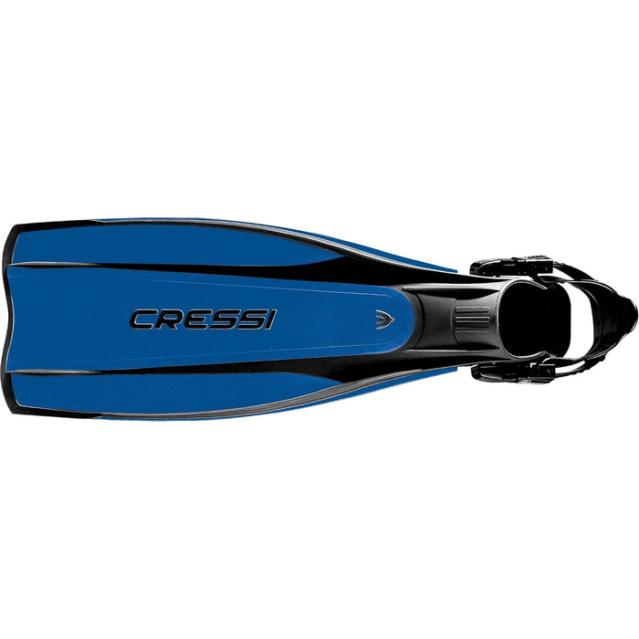 Ласти для дайвінгу Cressi Pro Light, відкрита п'ята виготовлено в Італії Італійська якість з 1946 року (мала/середня, синя)