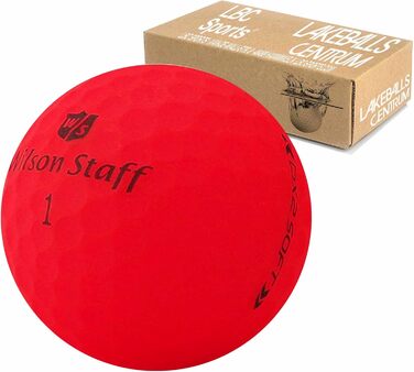 М'ячі для гольфу Wilson Staff DX2/Duo Soft Optix Червоний Матовий