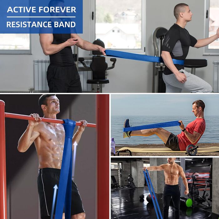 ACTIVE FOREVER Резиновий фітнес-еспандер для силових тренувань, пілатесу, йоги