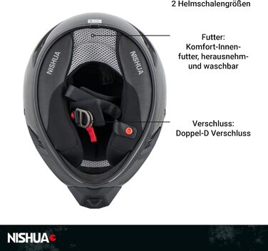Мотошолом Enduro Carbon Evo XL, сертифікований ECE, карбон, чорний, легкий, з посиленою ударостійкістю, вентиляцією та комфортною підкладкою