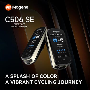 Велокомп'ютер Magene C506SE, кольоровий дисплей 2.4', GPS, WiFi, Bluetooth