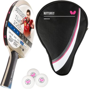 Ракетка Butterfly Timo Boll Platinum TT ITTF + футляр & 3 м'ячі