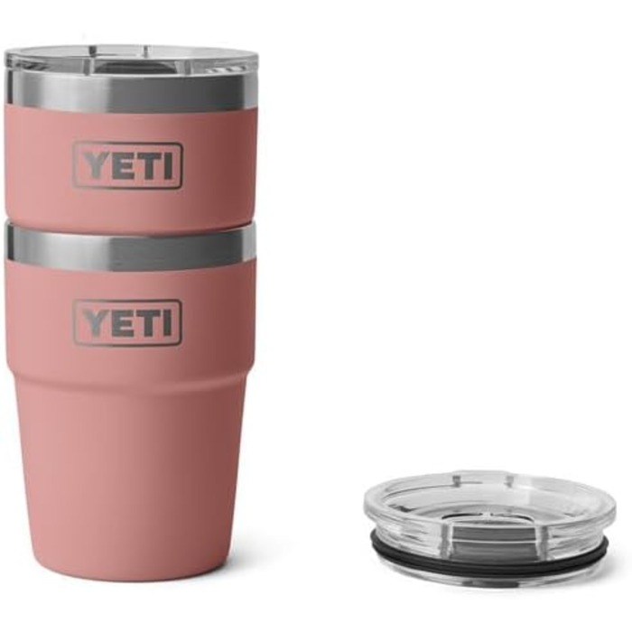 Кружка YETI Rambler з магслайдером, 16 унцій (рожевий пісковик)