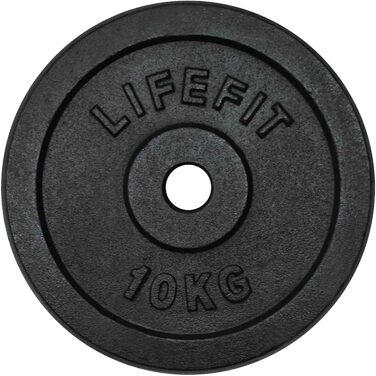 Пластини LIFEFIT 10 кг чорні