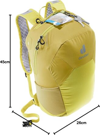 Рюкзак Deuter Speed Lite 17 л для туризму, легкий, лайм