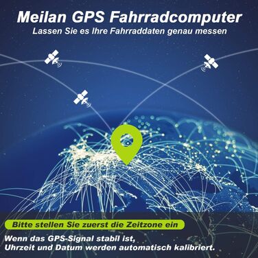 Велокомп'ютер MEILAN M3 Mini GPS, 16 функцій, водонепроникний, білий