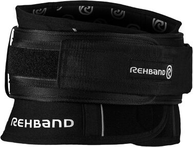 Бандаж для спини Rehband X-RX з поясом, неопрен 7мм, чорний XXXL