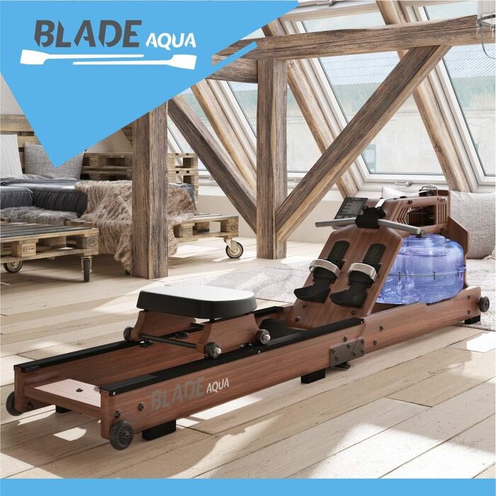 Гребні тренажери Bluefin Fitness Blade Aqua W-1 & M-1 з РК-консоллю