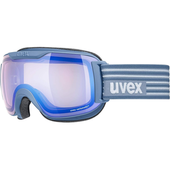 Лижні окуляри Uvex Unisex Downhill 2000 S V () Один розмір килимок для лагуни/синьо-прозорий