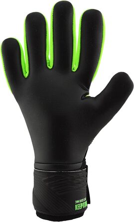 Воротарські рукавички KEEPERsport Varan8 Zone NC без захисту пальців, футбольні унісекс рукавички, 3 мм Black Claw, нова застібка, розміри 4-11