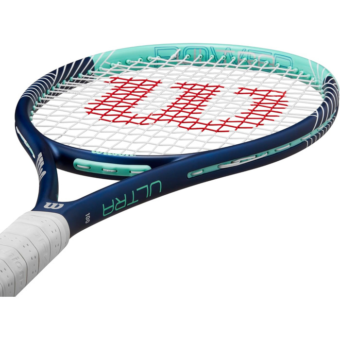 Ракетка Wilson Ultra Power 100 4-1/4 (2) Синій/Бірюзовий