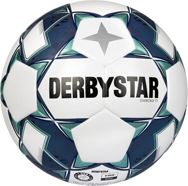 Футбольний м'яч Derbystar Diamond TT DB v22 розмір 5 біло-синій