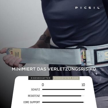 Пояс для пауерліфтингу PICSIL Lockpro, для присідань, станова тяга, важка атлетика, для спортсменів, 2 кольори, 4 розміри