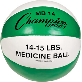 Медичний м'яч Champion Sports зі шкіри