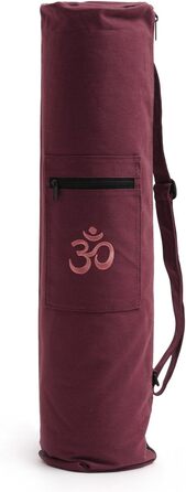 Сумка для йоги Yogistar Yogibag Basic - Блискавка - Бавовна - 65 см - Om Bordeaux