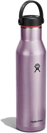 Гідрофляга Hydro Flask Trail Series 621 мл, вакуумна термопляшка з нержавіючої сталі, аметист, легка, BPA-free, герметична кришка, стандартне горло