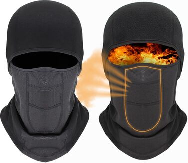 Маска Voofly Balaclava флісова вітрозахисна лижна One size