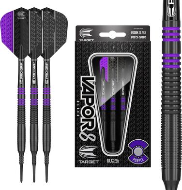 Набір дротиків Target Darts Vapor 8 18 г, фіолетовий