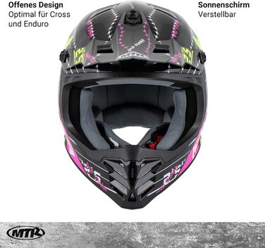 Дитячий мотошолом X7B-S Bunny, велосипедний та мотоциклетний, сертифікований CE, легкий і безпечний, розміри YS-YXL
