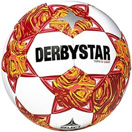 Дитячий футбольний м'яч Derbystar Topic S-Light розмір 3 біло-червоний