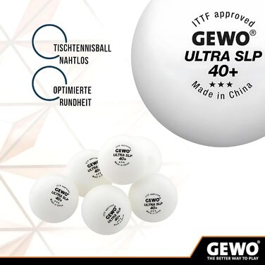 Ракетка GEWO CS Energy Control ITTF, увігнута, губка 1,8 мм