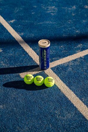 Падельні м'ячі Dunlop Fort Padel для турнірів, FIP сертифікат