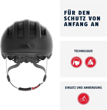 Дитячий велосипедний шолом ABUS Smiley 3.0 ACE LED з підсвіткою