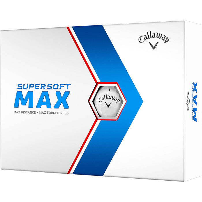 М'ячі Callaway Supersoft Max для гольфу, 12 шт.