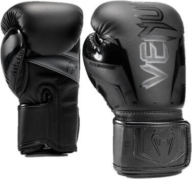 Боксерські рукавички Venum Elite Evo 14 унцій, чорні