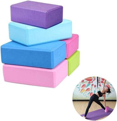 Блок для йоги Non Slip Eva Foam Blocks Fitness Bricks Блок вправ високої щільності для розтяжки 6 відсотків