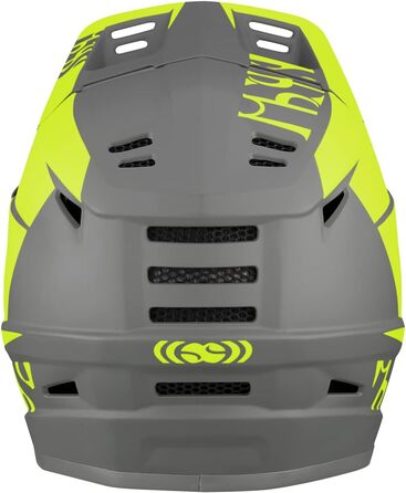 Шолом для даунхілу IXS XACT EVO лайм-графіт, MTB, захисний