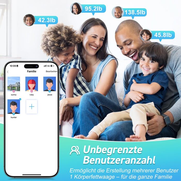 Розумні ваги INSMART 227 кг/500 фунтів 30x30 см, цифрові ваги для аналізу складу тіла з APP/Bluetooth, повноцінний сенсор, 18 показників: BMI, вага, жир, пульс, м'язова маса