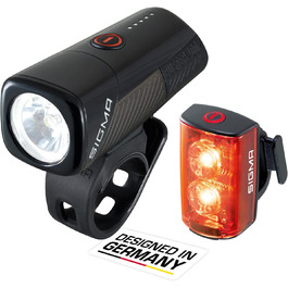 Велосипедний світлодіодний ліхтар Sigma Buster 400 TR.RL 80 LED USB, чорний, універсальний розмір