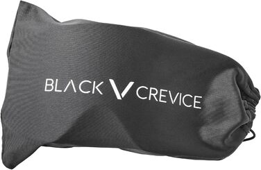 Гірськолижні окуляри для дорослих Black Crevice (унісекс) зі сферичними лінзами (стандартні, чорні/сині revo)