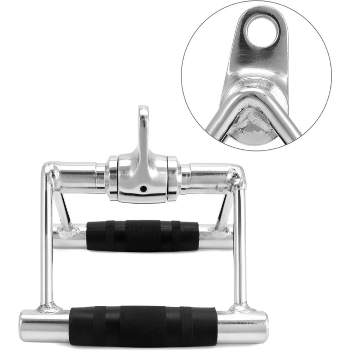 Трицепсова мотузка та V-подібна рукоятка з шарніром, набір для Lat (2 шт.)