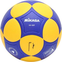 М'яч для корфболу Mikasa K4-IKF, розмір 4, жовто-синій